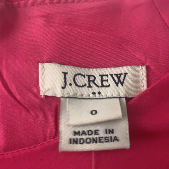 J.Crew Factory Pink Ruffle Sleeve Sheath Dress Size 0 - Picture 4 of 4